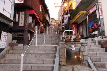 Ikaho onsen in the morning