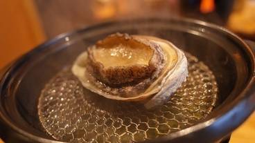 朝食／あわび料理一例 / 6