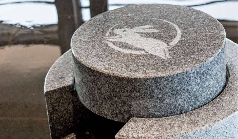 大浴場のうさぎデザイン / 1