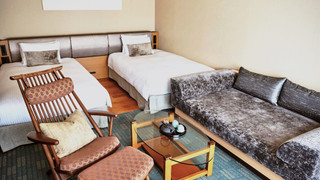 プレミアムツイン 禁煙 ジェットバス, 120cmベッド2台 (High Floor)