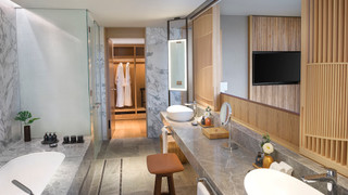 スイート ツインルーム, シティビュー, マウンテンビュー, 海が見える, 禁煙 (ジュニアスイート（客室温泉露天風呂付）)