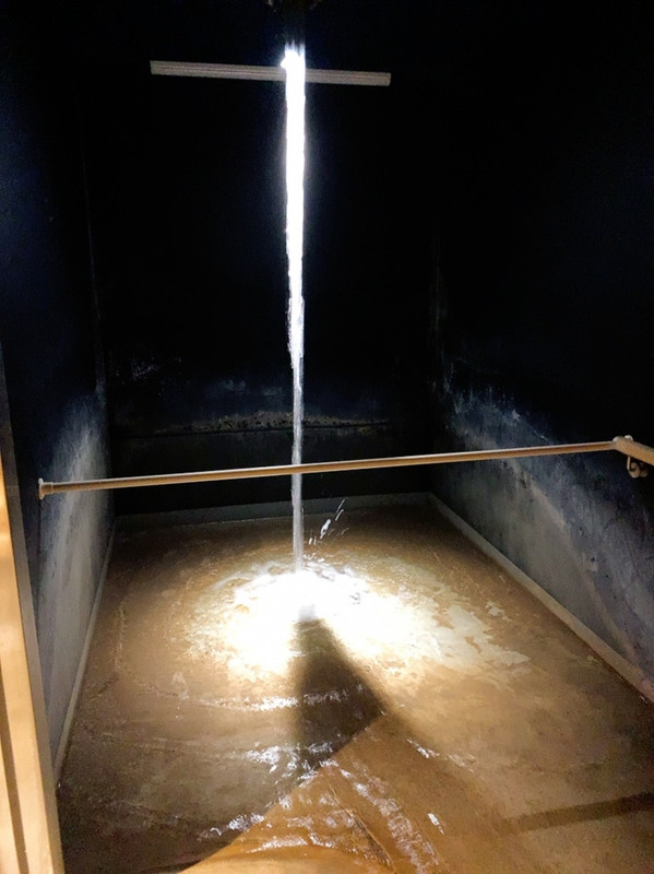 浴衣に着替えた後に入る、謎の足湯...