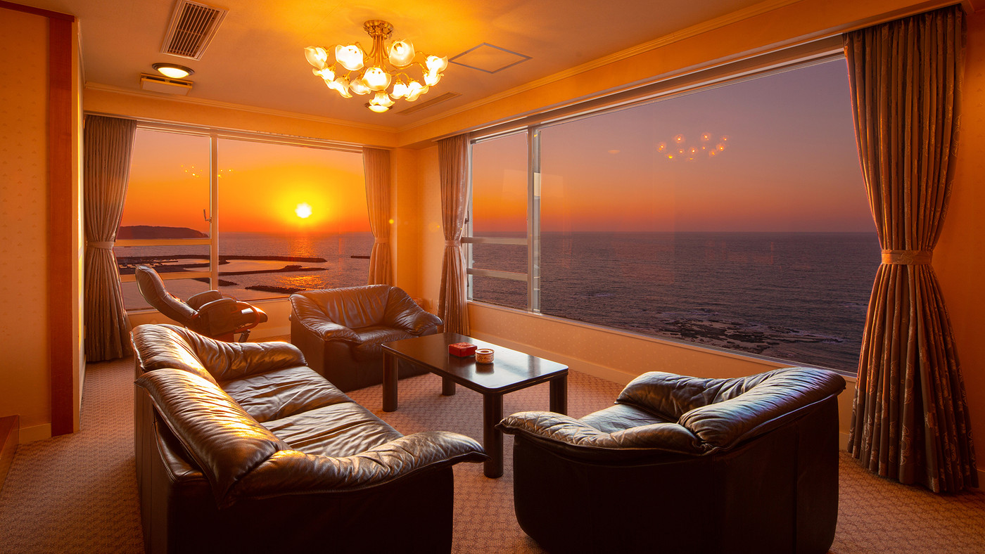 佐渡島を望む大浴場でゆったり♡オーシャンビューの大浴場が人気の宿4232607