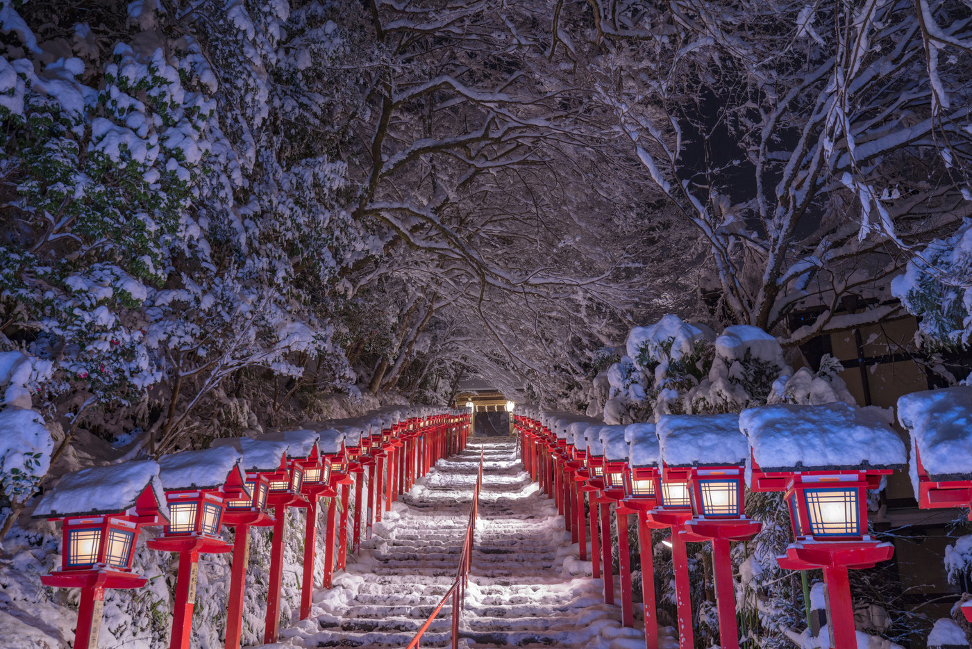 貴船神社 雪