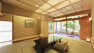 [源泉かけ流し客室檜風呂付]和室12畳 禁煙