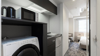 Residential Double Room for 2 People / Washer-Dryer