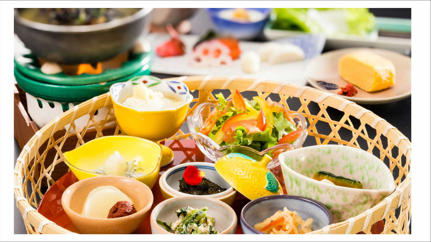 彩り豊かな和定食でエネルギーチャージ4036926