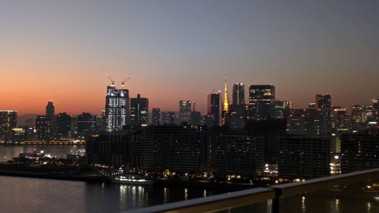 風呂場からの景色