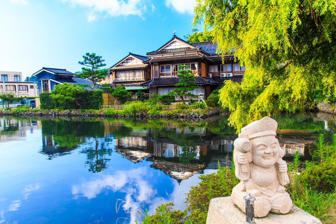 和倉温泉の夜明け　渡月庵