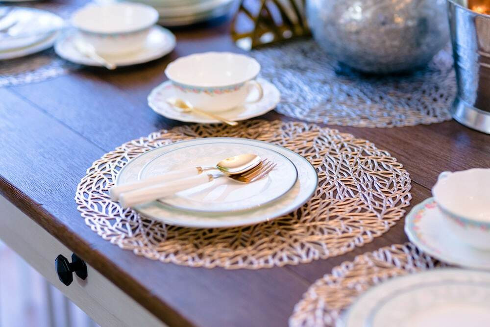 客室内のダイニングエリア