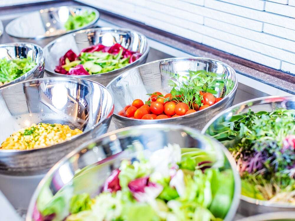 朝食ビュッフェ