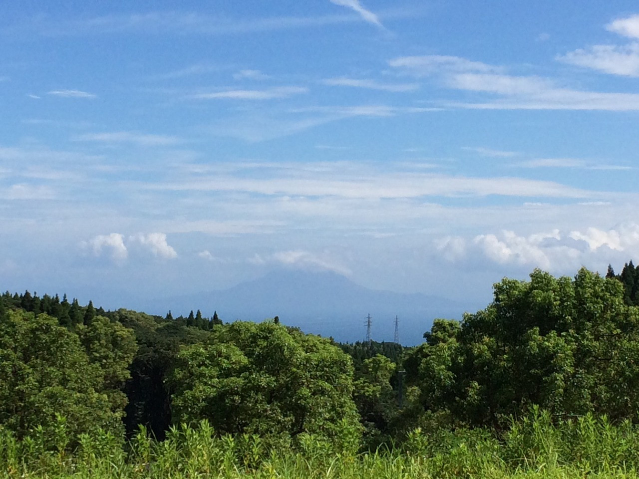 開聞岳　登山道　8合目