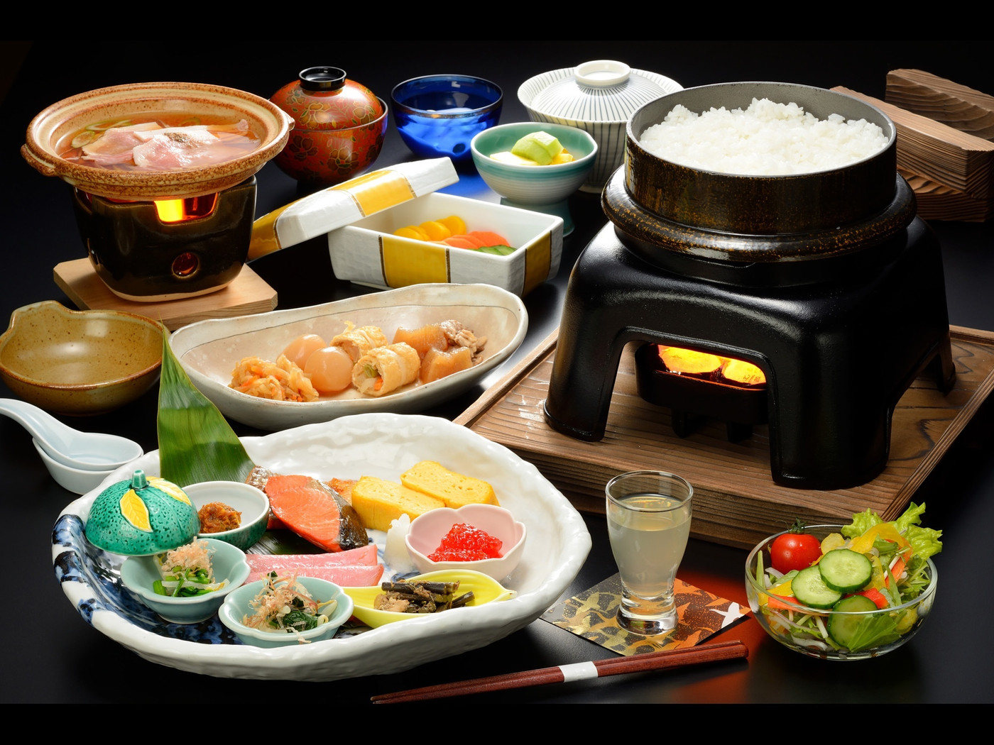 ヒノキ風呂と、ボリュームたっぷりな夕・朝食の宿3514783