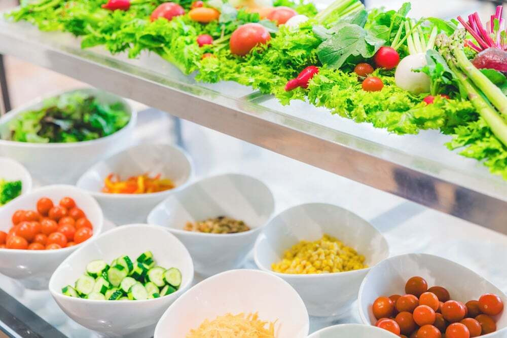 朝食ビュッフェ