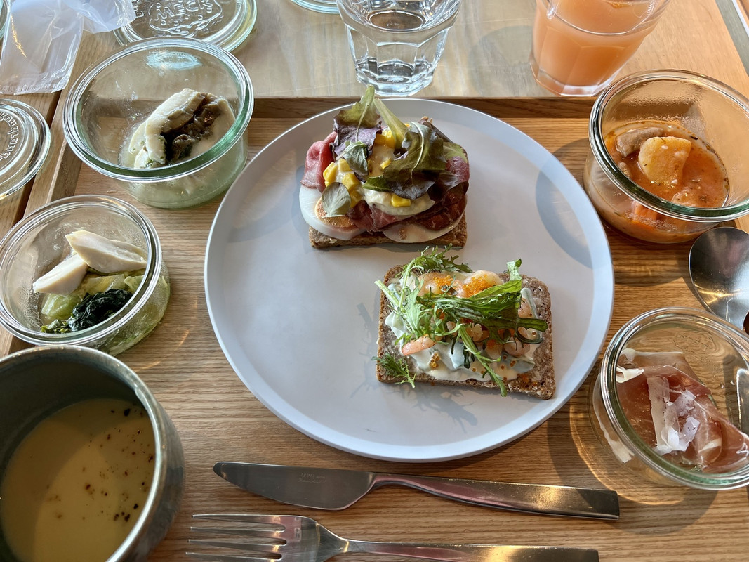 さつまいものスープがもらえます