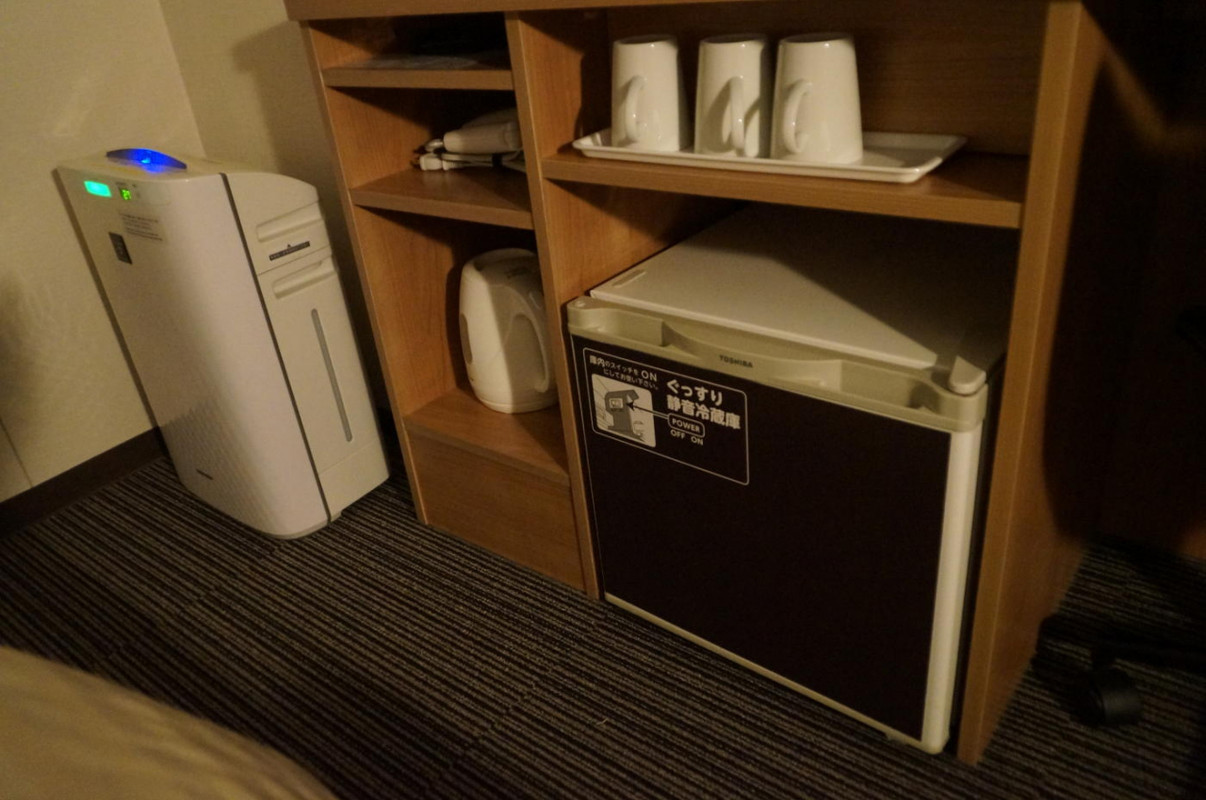 冷蔵庫に空気清浄機