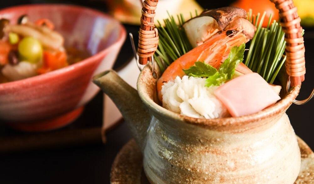 オーガニック野菜を
たっぷり使った夕食 / 2