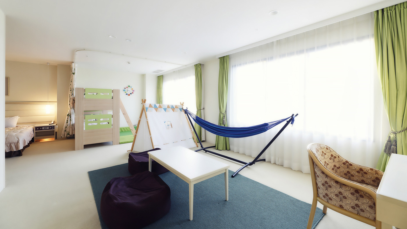 2段ベッドやハンモックのあるお部屋でワクワク！夕食・朝食はビュッフェでお腹も満足4263437