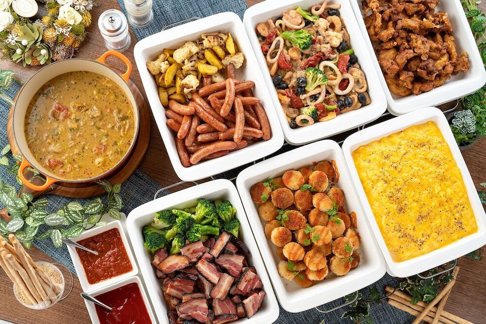 朝食ビュッフェ