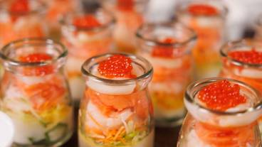 朝食メニュー 海鮮パフェ② / 7