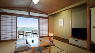 【夕陽の和室】１階オーシャンビュー／11畳（禁煙） [デラックス] [和室] [禁煙] [マウンテンビュー] [夜景がきれい] [海が見える]