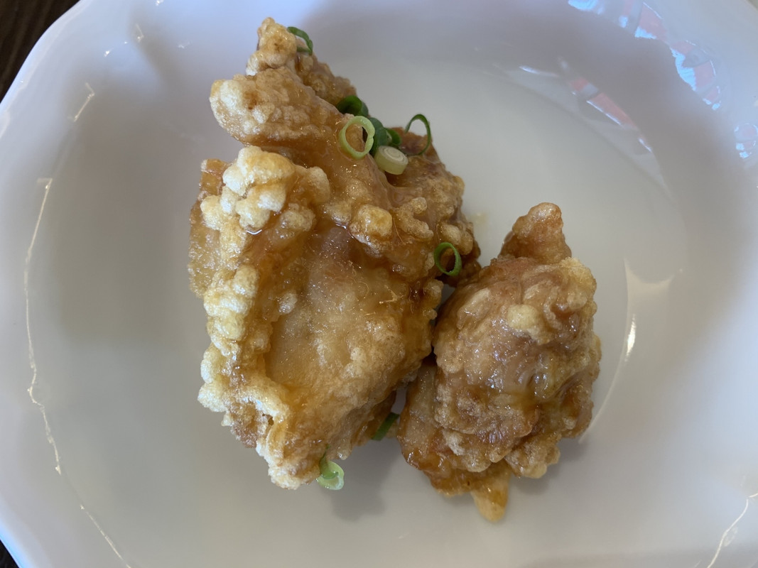 チキン南蛮、揚げたてです