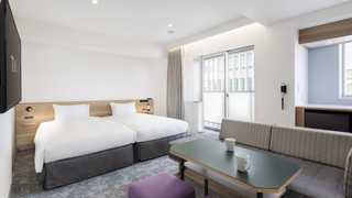 ファミリー ツインルーム 禁煙 冷蔵庫 & 電子レンジ