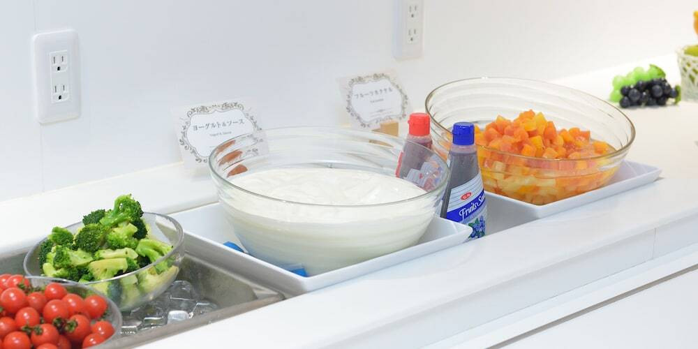 朝食ビュッフェ