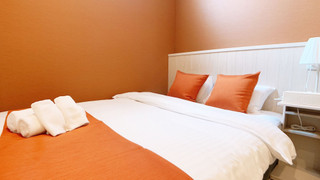 ダブルルーム エキストラベッド付 202号 禁煙 (ソファベッド用の寝具は部屋に常備していない為 事前にリクエストが必要)