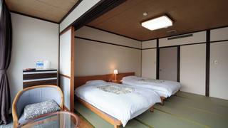 [リバービュー]モデレート和室10畳ツイン(38sqm/ベッド120cm×2)