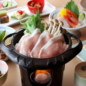 豚しゃぶ風鍋がメインの和食膳で大満足4239233