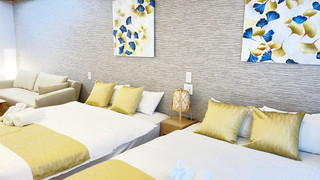 スーペリア ファミリールーム 202号室 禁煙  (ソファベッド用の寝具は部屋に常備していない為 事前にリクエストが必要)