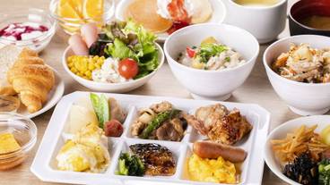 朝食ビュッフェ 盛り付け例 / 2