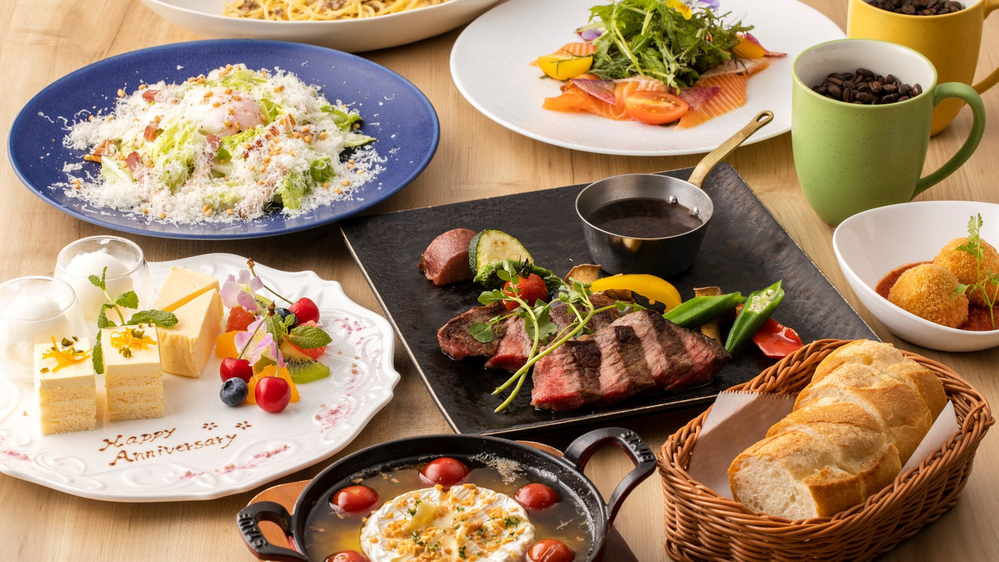 海沿いのレストランでアニバーサリーコースを堪能♡3931752