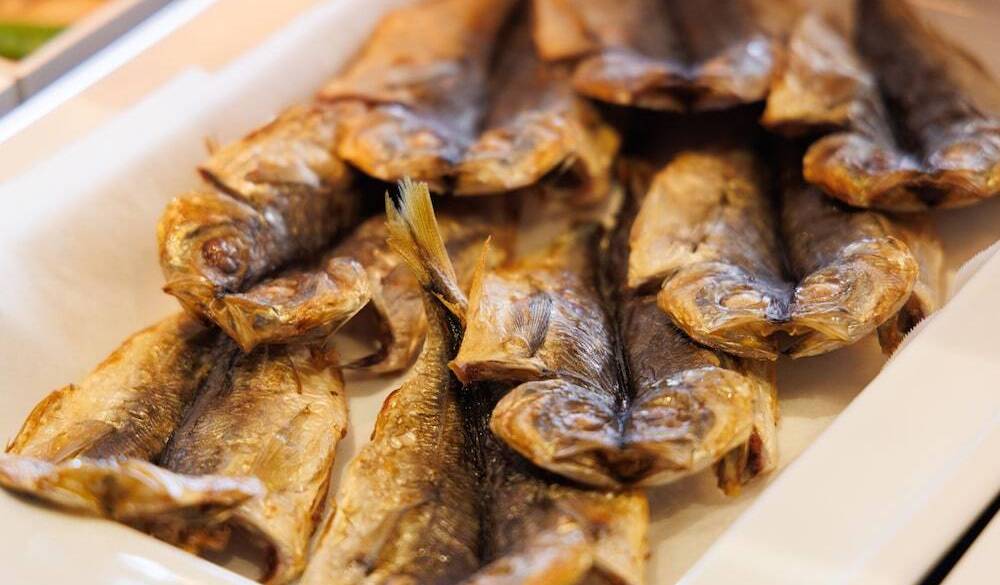 朝食一例 鯵の干物 / 3