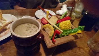 「クサツタテナガ」料理 1047823 地野菜バーニャカウダー（850円）
