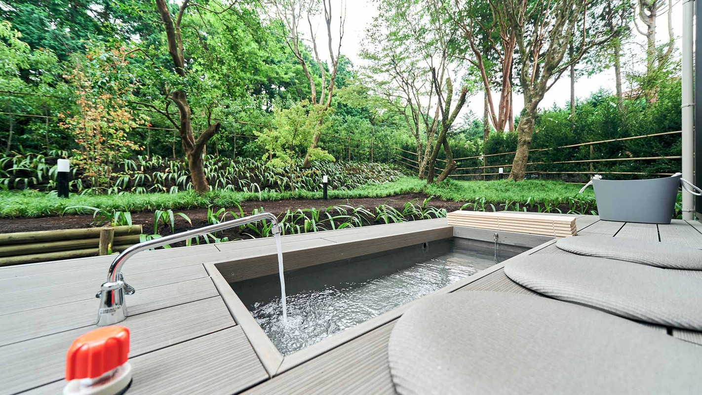 南館客室 足湯一例