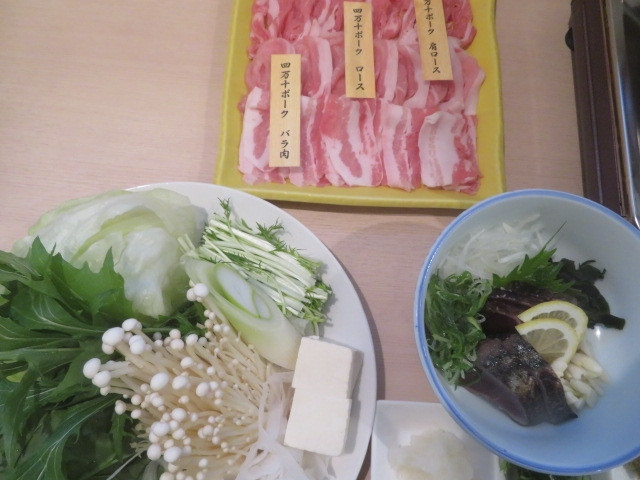 四万十ポークのしゃぶしゃぶとかつおのたたきセットプランを利用