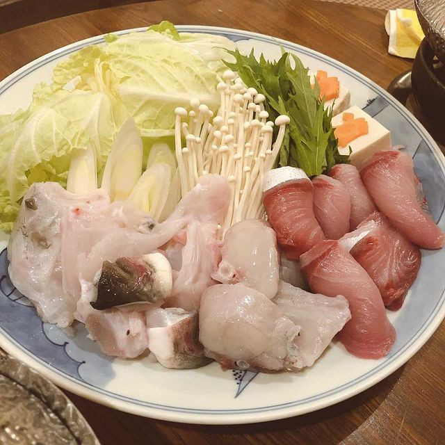 夕食の鰤しゃぶ