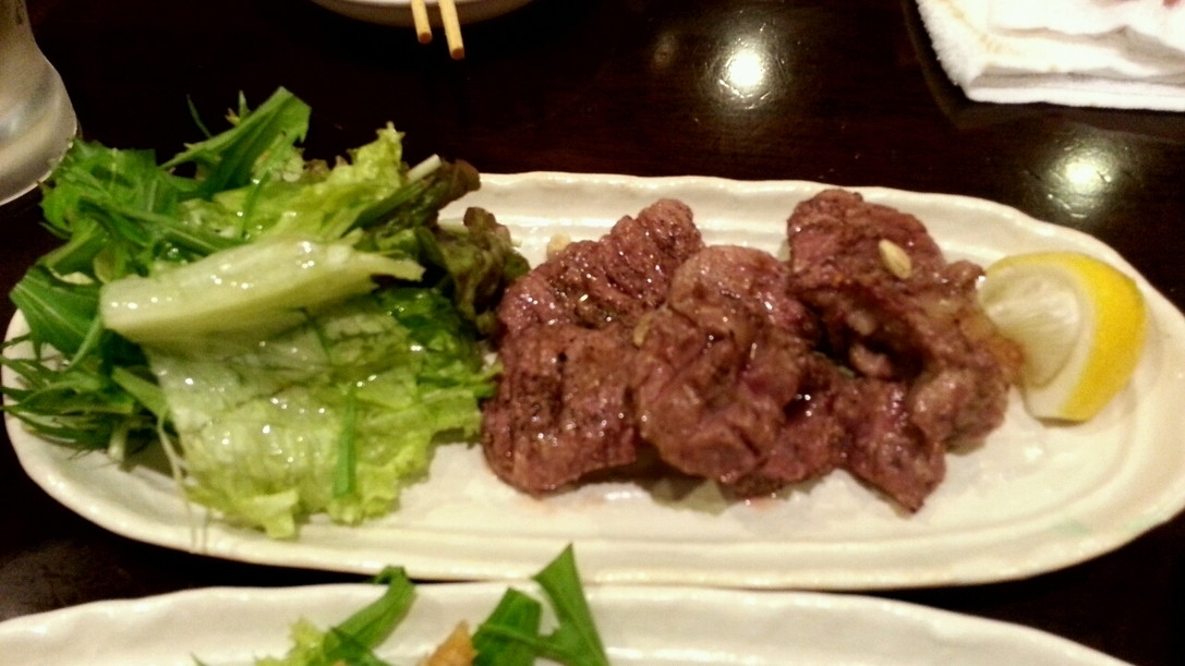 「居酒屋にこや」料理 820620 生ラムの網焼き