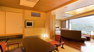 コーナースイート ‐ 山草花 客室露天風呂付 (禁煙)