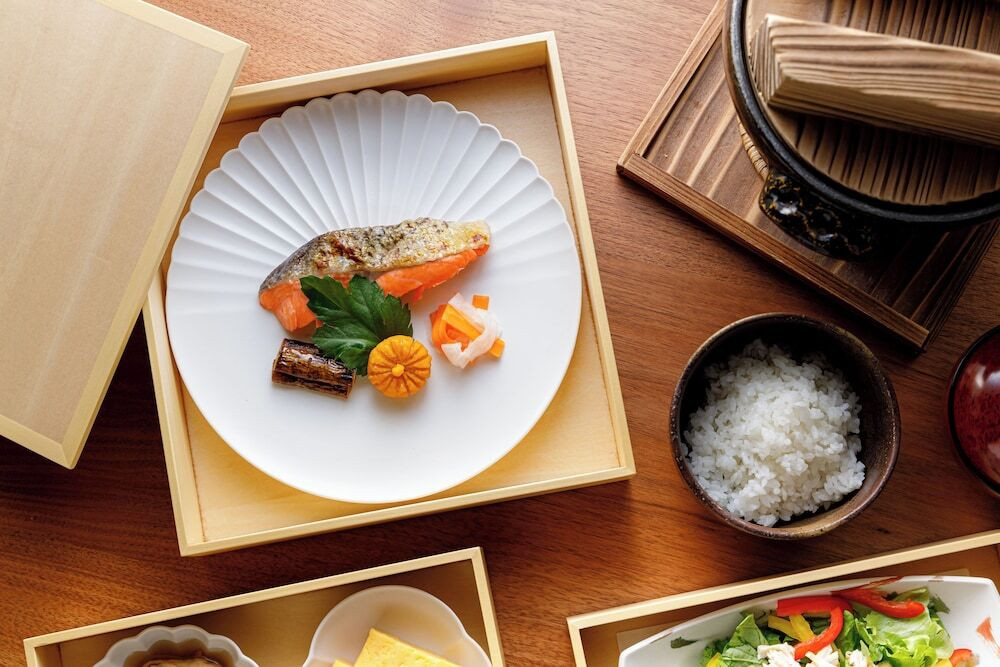 朝食／三段重の和食膳①