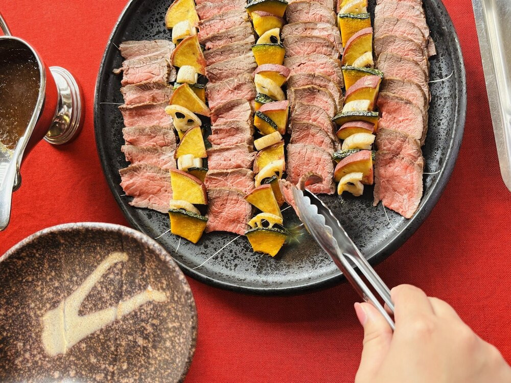 朝食ビュッフェ
