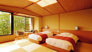 和室 ツインベッドルーム 禁煙