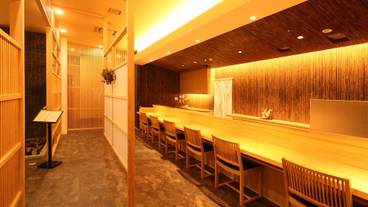 麺屋 舞扇のカウンター / 8