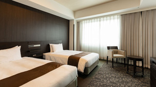 【禁煙】スーペリアツイン/28㎡/120㎝幅ベッド×2台