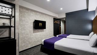 デラックス ツインルーム (ソファベッド·エキストラベッド付) 禁煙/ホテルから金閣寺・嵐山など京都の観光スポットへシャトルバス毎日運行中！（事前予約制）