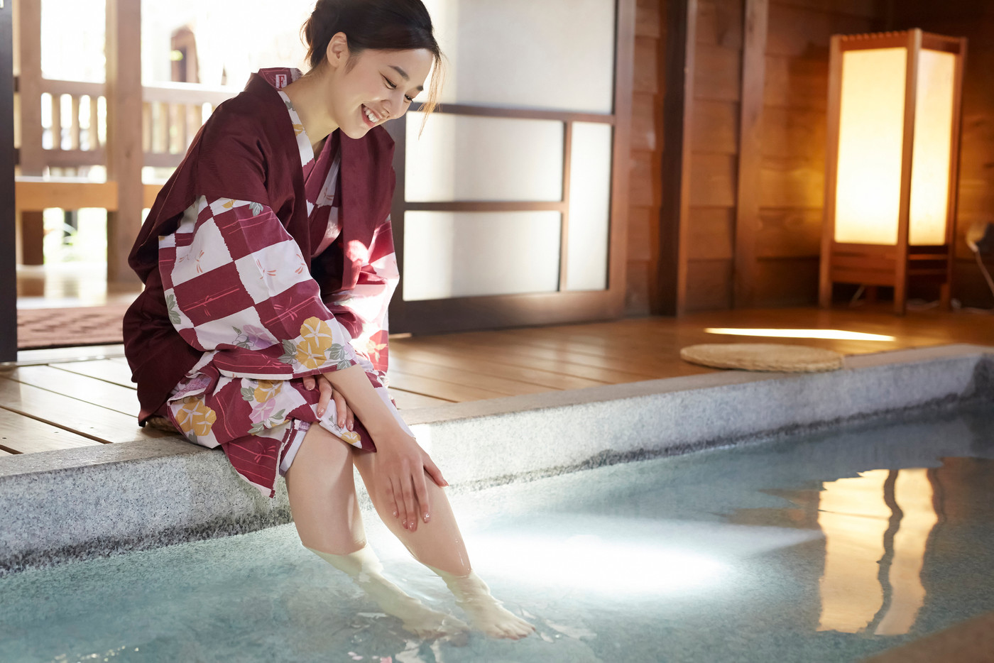 温泉旅行　女子一人旅
