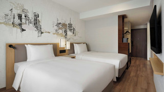 ルーム ダブルベッド 2 台