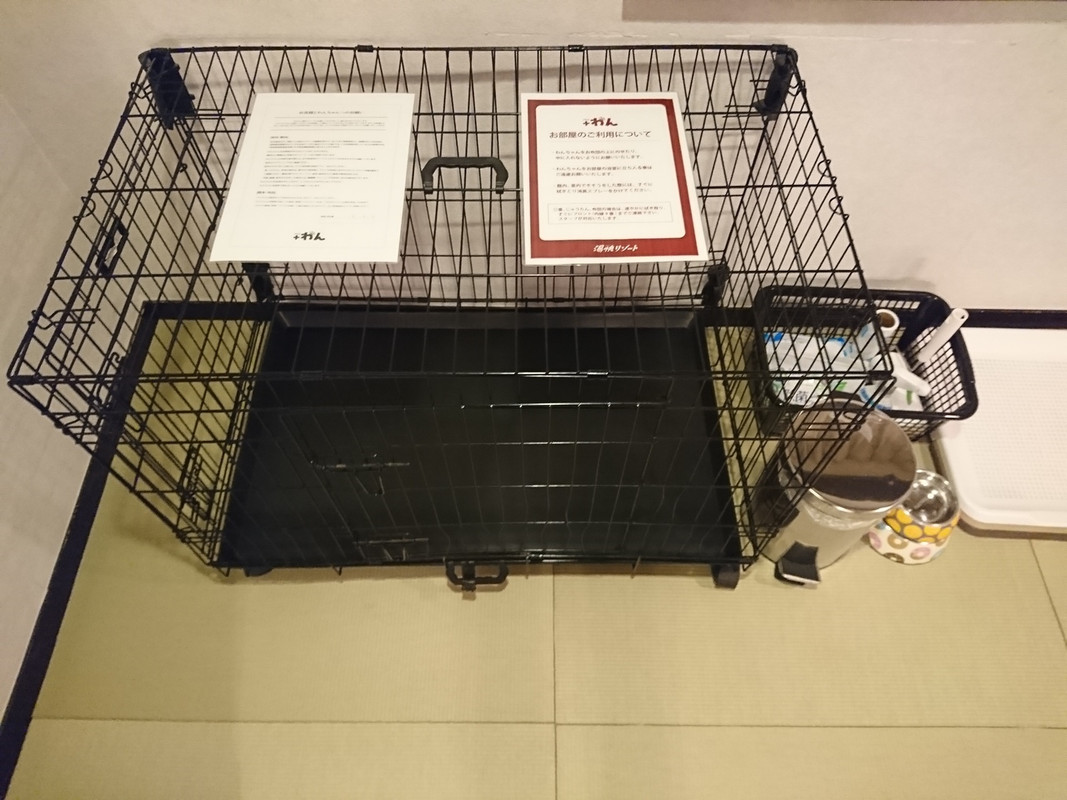 ワンちゃん用のゲージ